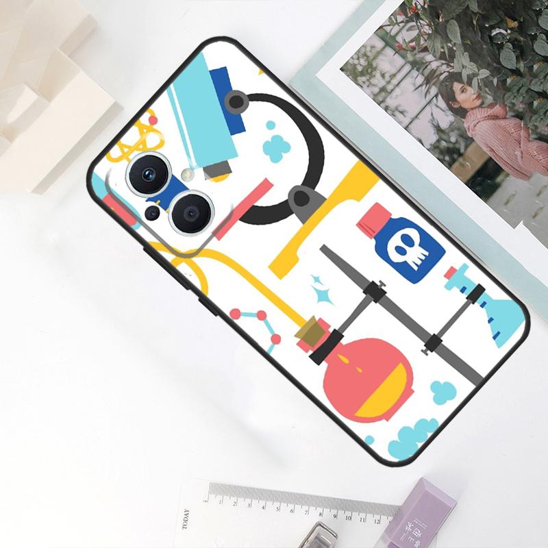 

Винтажный кейс для химической лаборатории для OPPO Reno 10 Pro 11 F 8T 4Z 5Z 4 5 6 7 8 Lite OPPO Find X5 X6 Pro X2 X3 Lite Чехол OPPO Reno5 Z