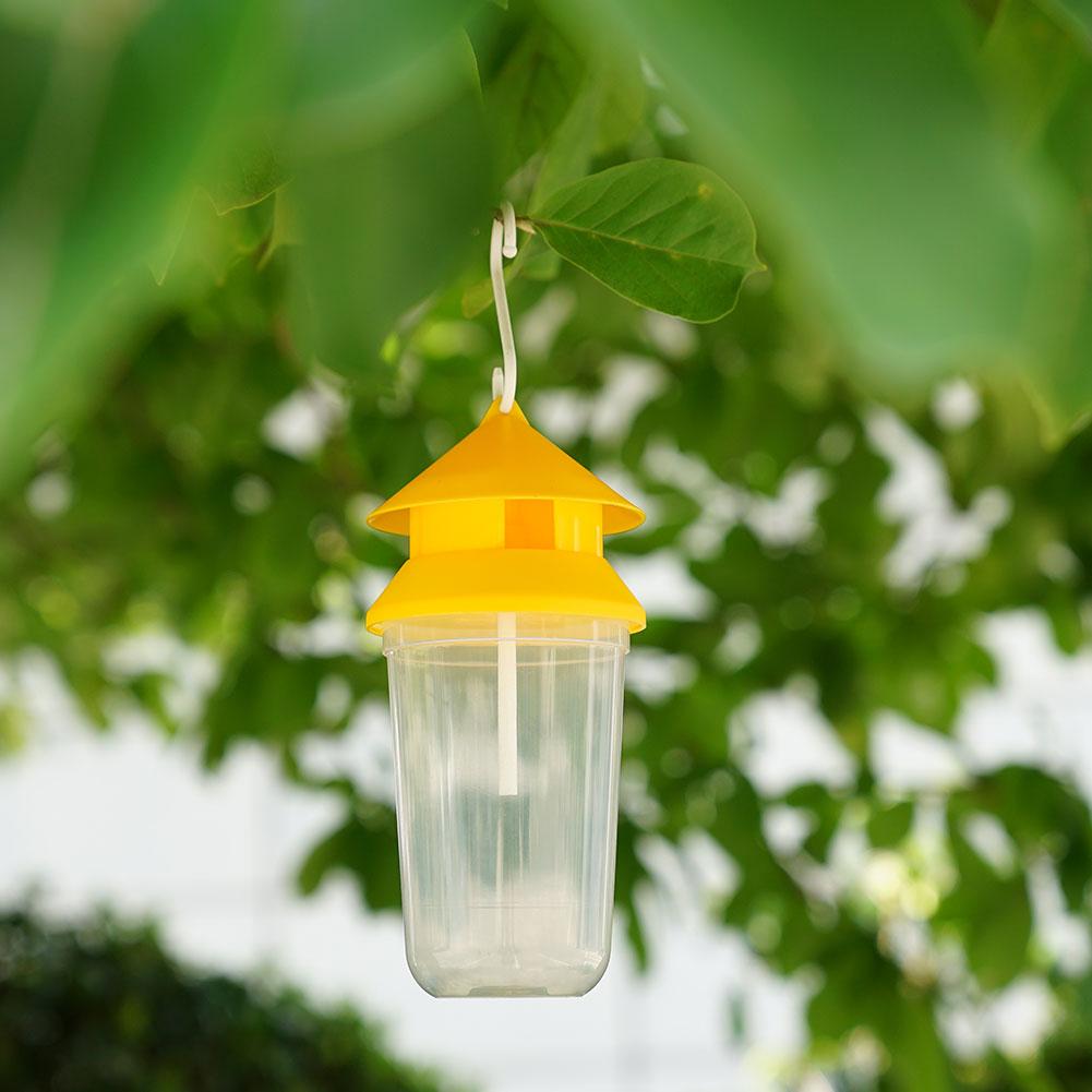 1/2/3/5PCS Wasp Trap Fruit Fly Flies Insect Bug Hanging Honey-Trap Catcher Killer No-Poison Hanging Tree Pest Control For Tool