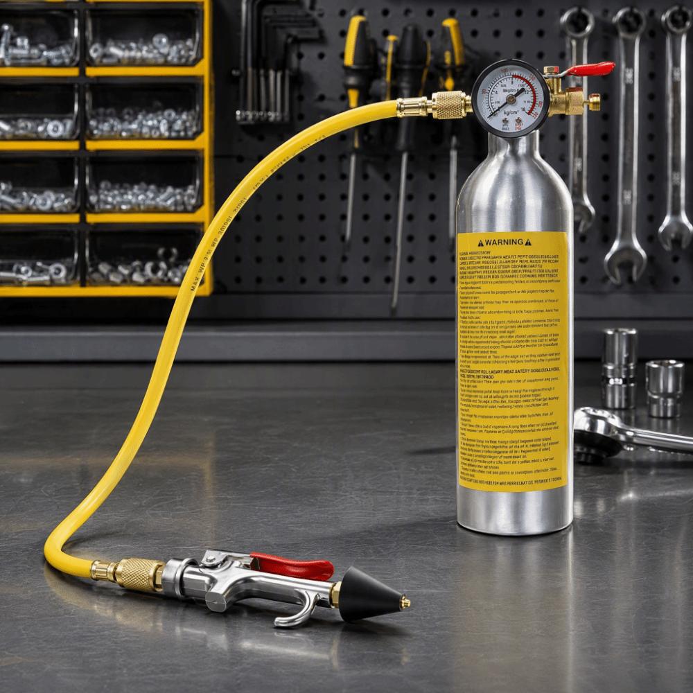 Pressure Control AC Flushing Kit Air Conditioning Flush Kit Cylinder Cooling System