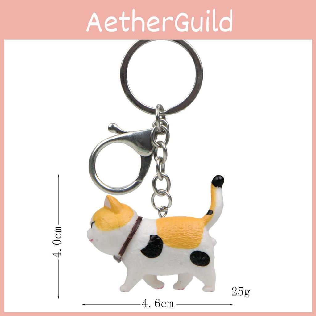 Keychain Cat Cute Animal Pendant With Climbing Hook For Gift Giving And Decor