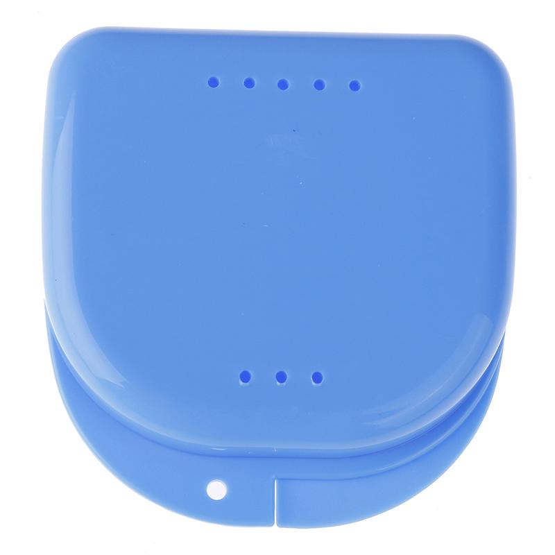 1PC Denture Bath Hole Box Dental False Teeth Appliance Container Storage Denture New