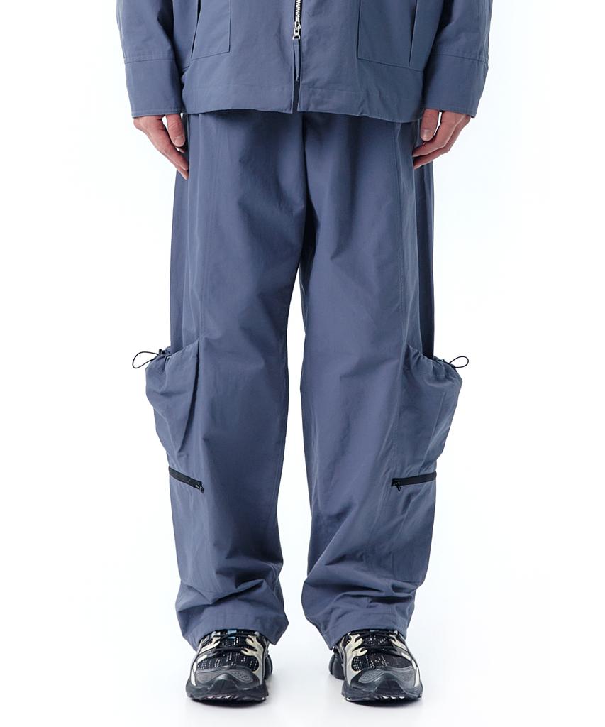 OHY String Pocket Track Pants-Stone Blue