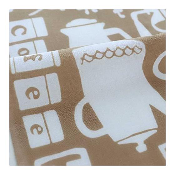 IKS Chudyed Tenugui Made In Japan 34 X 88cm Cafe Au Lait "Coffee Beige" 100% Cotton Prime Fabric (Uncut)