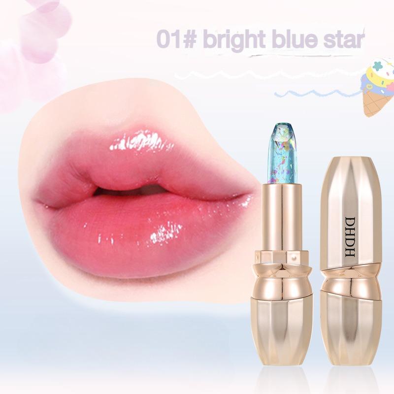 

Прозрачная желеобразная губная помада, меняющая цвет, увлажняющая, стойкая, антипригарная, не выцветающая, меняющая цвет, водно-глянцевая помада