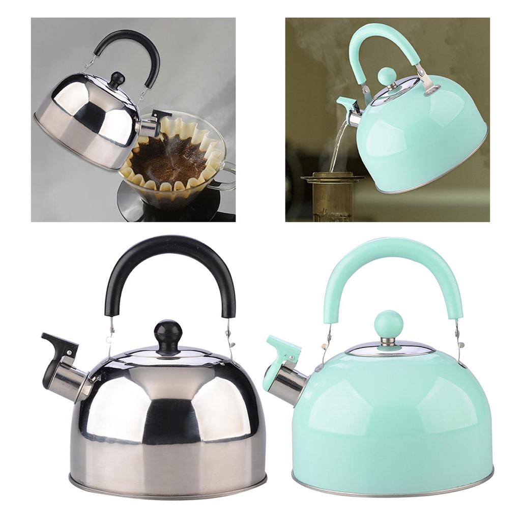 Whistling Tea Kettle Tea Pot Water Kettle Bakelite Handle Loud Whistle for Gas Induction Gas Electric Applicable