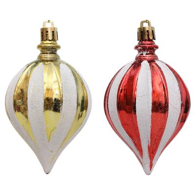 6pcs/Box Painted Gourd Christmas Tree Ornament DIY Crafts Painted New Year Christmas Gifts Boxes Pendant Pendant