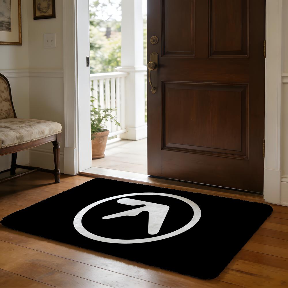 Aphex Twin Richard D James Music Floor Mat Soft Flannel Absorbent Mat Non-Slip Rug Home Bedroom Bathroom