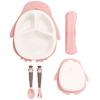 1 Set Divided Plate Bowl for Toddlers Self Feeding Training