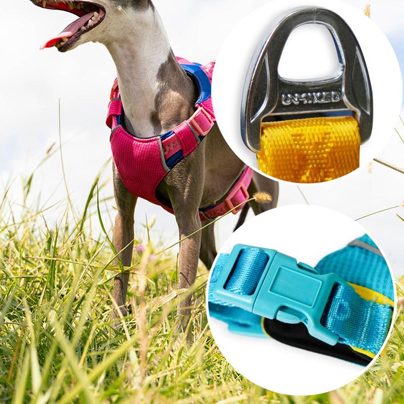 Adjustable Pet Dog Nylon Harness With Reflective Strape Dog Harness Durable Chest Strap Vest for Medium Large Dogs Bulldog