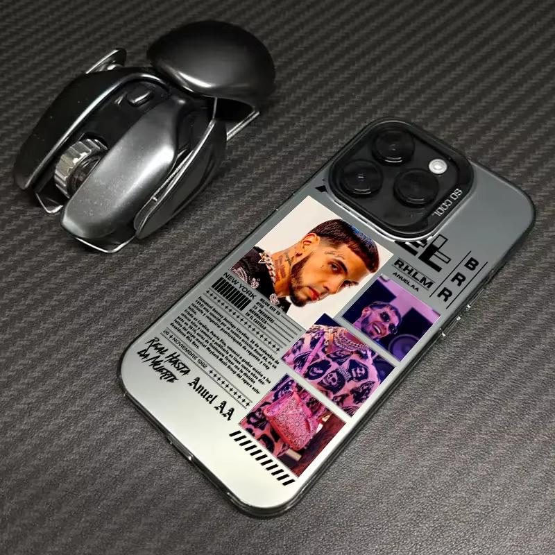 Hot Rapper Anuel AA Fashion Phone Case For iPhone 17 Air 16e 15 14 13 12 11 Pro Max Plus Mini SE Anti Fall Matte Back Cover