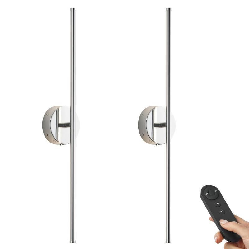 Remote-Controlled Stepless Dimming Wall Light with Timer & Memory for Bedroom/Bedside