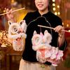 Wodoodporny Noworoczny Lampion Lwa Tanecznego Zestaw Materiałów DIY Ręcznie Robiony Lampion Chiński Nowy Rok
