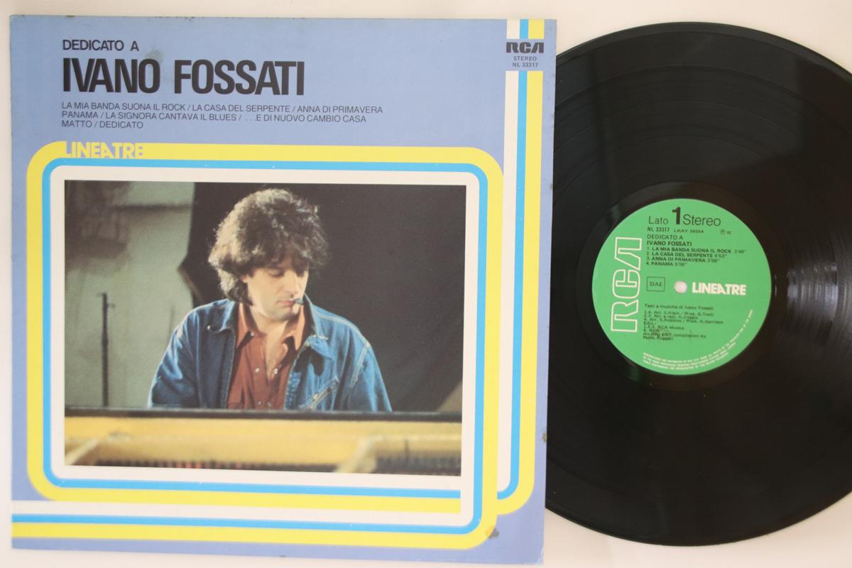 

LP Record IVANO FOSSATI - Dedicato A NL33317 RCA 1982 Italy Rock Used