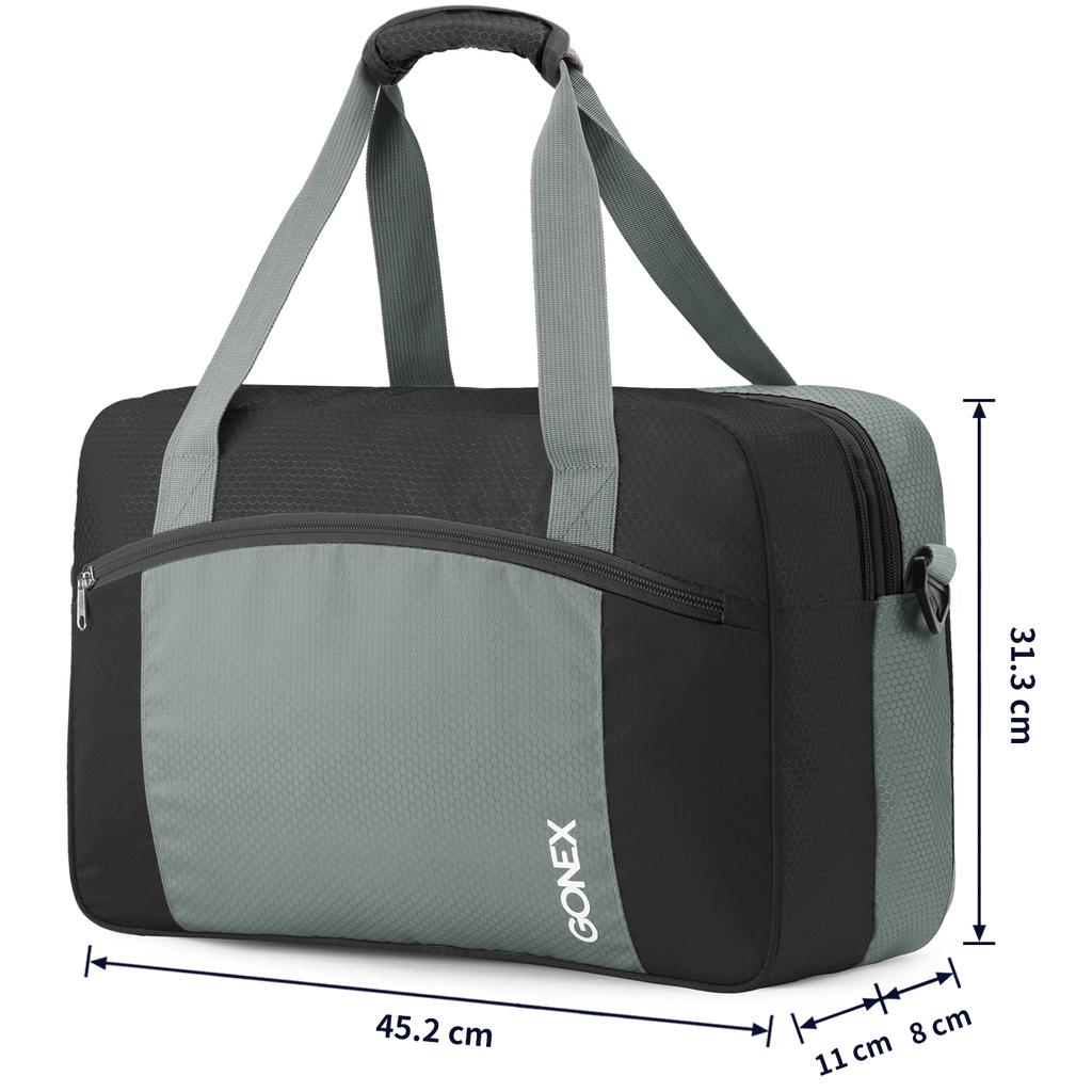 Sac De Yoga Gonex Grande Capacité - Toile Résistante, Poche Imperméable, Fermetures éclair Métal, Pour Tapis, Blocs, Voyage - 9