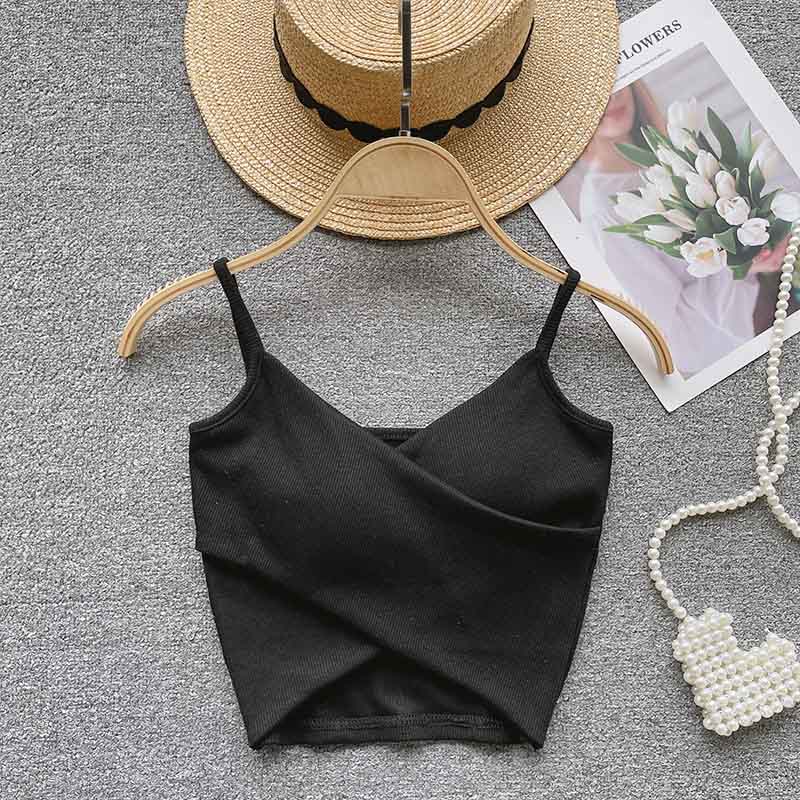 Irregular Casual Sport Camisole Women Strap Design Solid Fashion 2023 Y2K Elegant Ladies Chic Slim Tank Tops