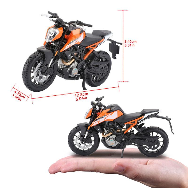 Bburago 1:18 2023 GASGAS RX450F Honda Africa Twin Adventure 790 Adventure R Rally 450F X Diavel S motorcycle model Toy Series