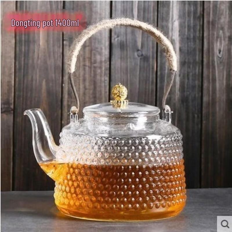 Yipan Hammered Glass Teapot