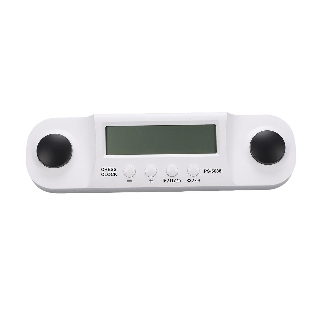 Chess Timer Digital Game Countdown Stopwatch Portable Clock for Chess with LCD Display Travel Friendly for Tournaments Training