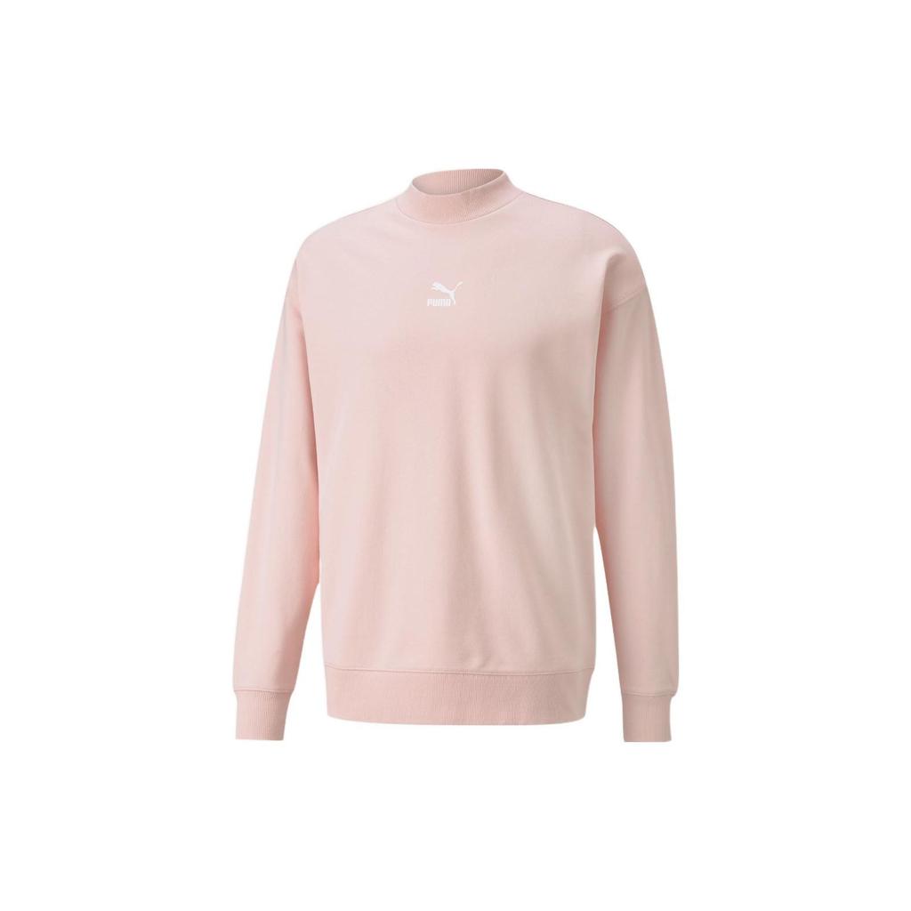 Puma Casual Printed Mock Neck Sweatshirt Men Tops Lotus-Pink 533102-36