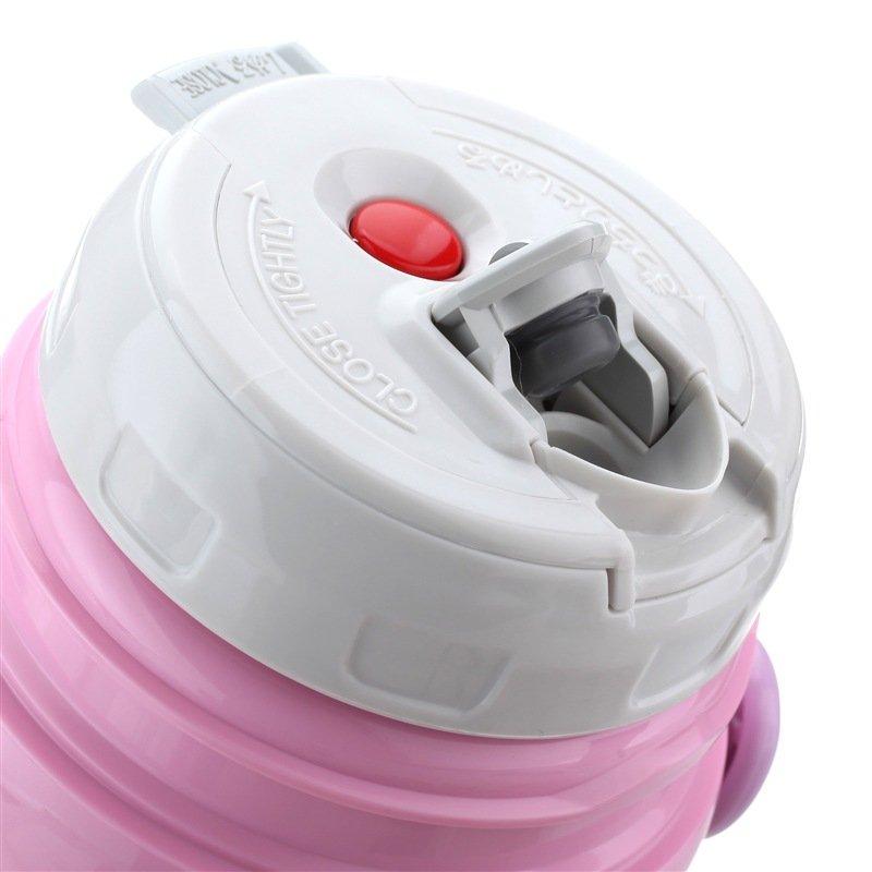 ZOJIRUSHI Wasserflasche mit Tasse und 2-Wege-Strohhalm, 450 ml, Rosa, SC-ZS45-PA