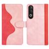 For OnePlus Nord CE4 5G/Oppo K12 Case Wallet Two-Color Splicing Leather Phone Cover