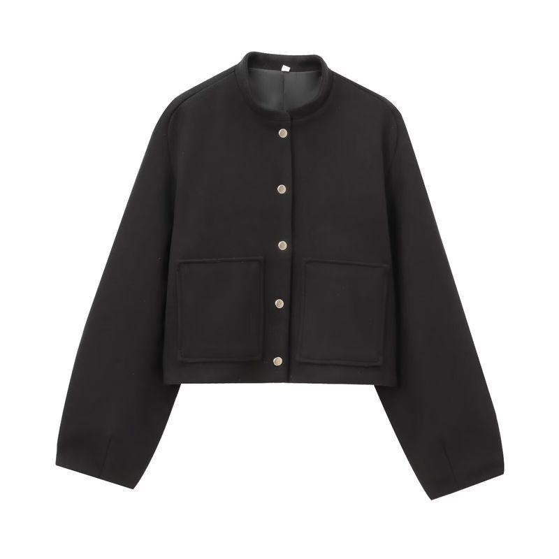 Kaslead New Arrival Women's Clothing Fashion Style Fashion Simple and Short Pilot Jacket Outwear 8741279