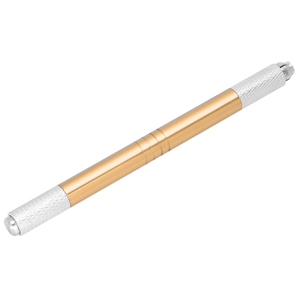 Professional Makeup Microblading Tattoo Pen Manual Eyebrow Lip Tattoo Pen AccessoryGold