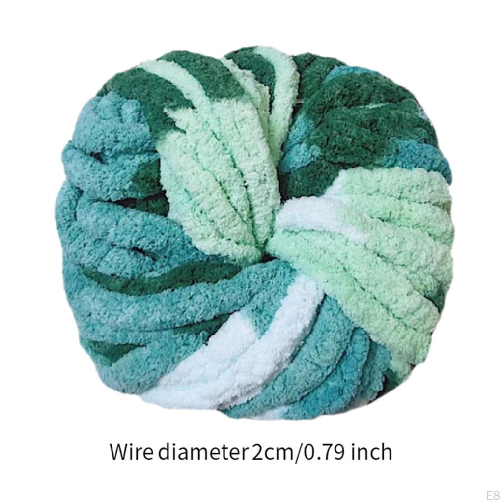 Grobes Wollgarn, voluminöses Strickhäkeln für Mützen, Matten, Pullover