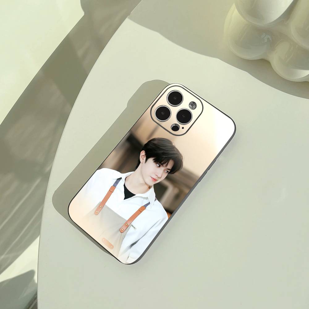 C- Chen Zheyuan-Actor Phone Case For iPhone 17,16,15,14,13,12,11 Pro Max, Lightweight and Practical Soft Black Cover