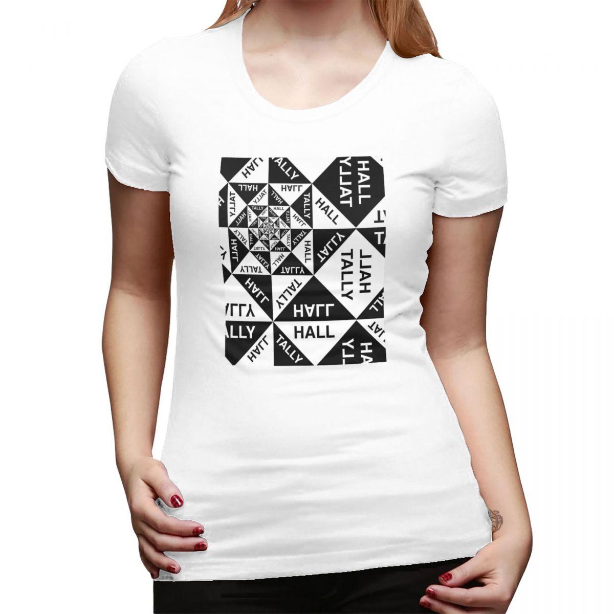 New 02 Tally Hall Band Logo Genre Indie Pop TShirt for Women Round Neck Streetwear T Shirts Womens Short Sleeve Clothes Tops S