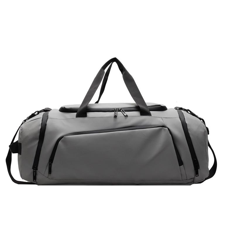 Men and Women Multi-pocket Fitness Bags with Large Capacity Shoe Bins, Hand-heat Wet Separation Shoe Bins Travel Bags