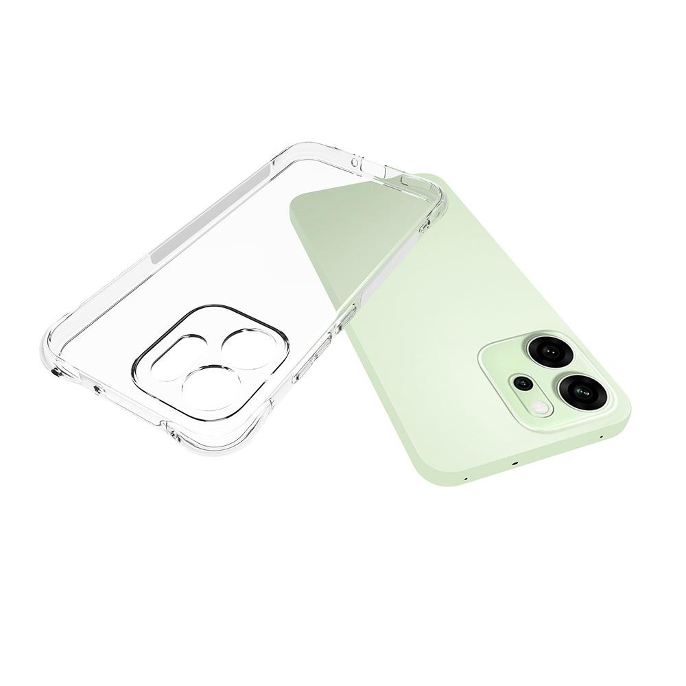 For Oppo Reno14 F 5G Clear TPU Case WANLONFENG TM Series 2.0mm Phone Back Cover