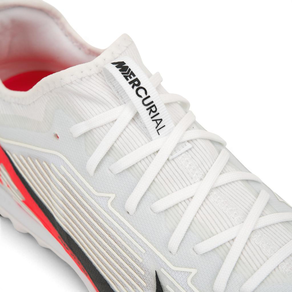 Nike Zapatillas Zoom Mercurial Vapor 15 Pro TF Ready Pack para hombre, color blanco brillante y negro carmesí DJ5605-600