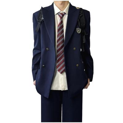 COSSA Gakuran Cosplay High School Uniform Leder für High School und Junior High School Perfekt für Einschulungs- und Abschlussfeiern Herrenuniform,