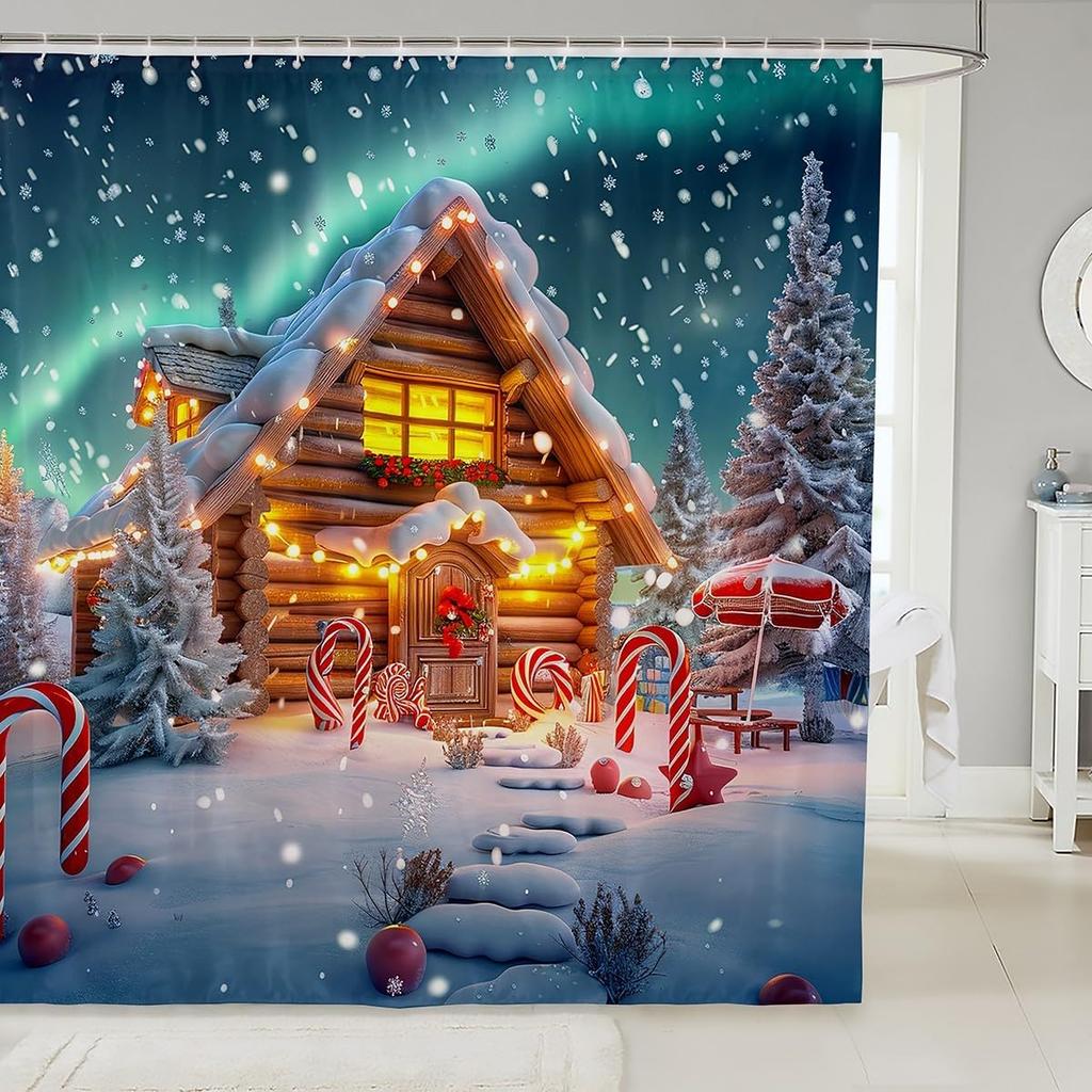 Puppy Shower Curtain Set Cartoon Corgi Shower Curtain for Teens Boys,Lovely Pup Dog Bath Curtain Doggy Cute Pet Toilet Lovely