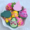 10Pcs Cute Resin Mini Cool Avocado Strawberry Lemon Watermelon Series Flat back Scrapbooking DIY Jewelry Craft Decoration