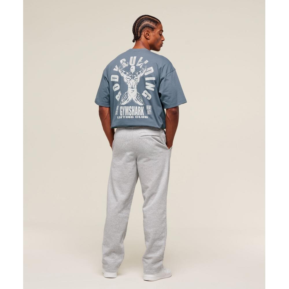 Gymshark LifTing Club Flex T shirT Iron Blue A2b8m ucTm