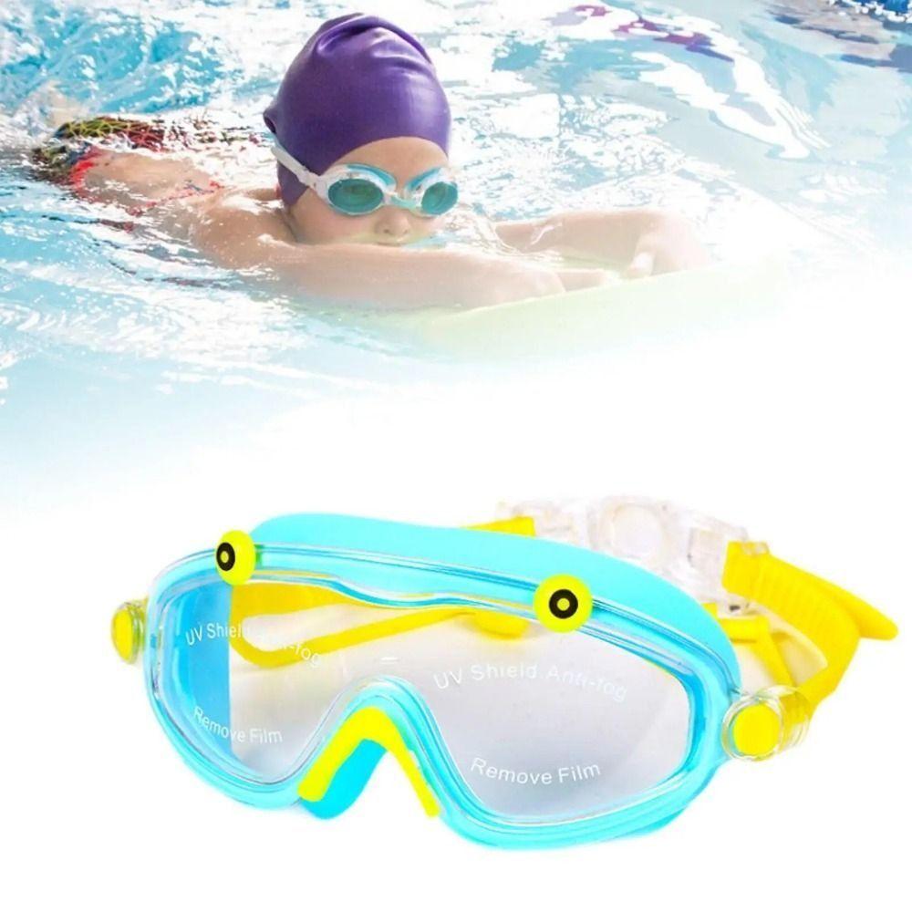 Waterproof Children Swim Glasses Soft Silicone Swimming Eyewear for Kids Learning Swimming