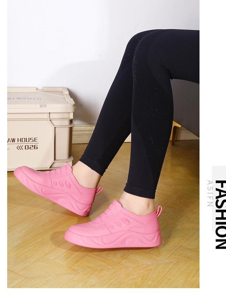 Women's Non-slip Waterproof Height-boost Rain Boots - Lightweight Short Boots for Spring/Autumn