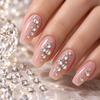 1440 PCS / Set Mini Flat Bottom Sparkling Diamond Nail Jewelry Set