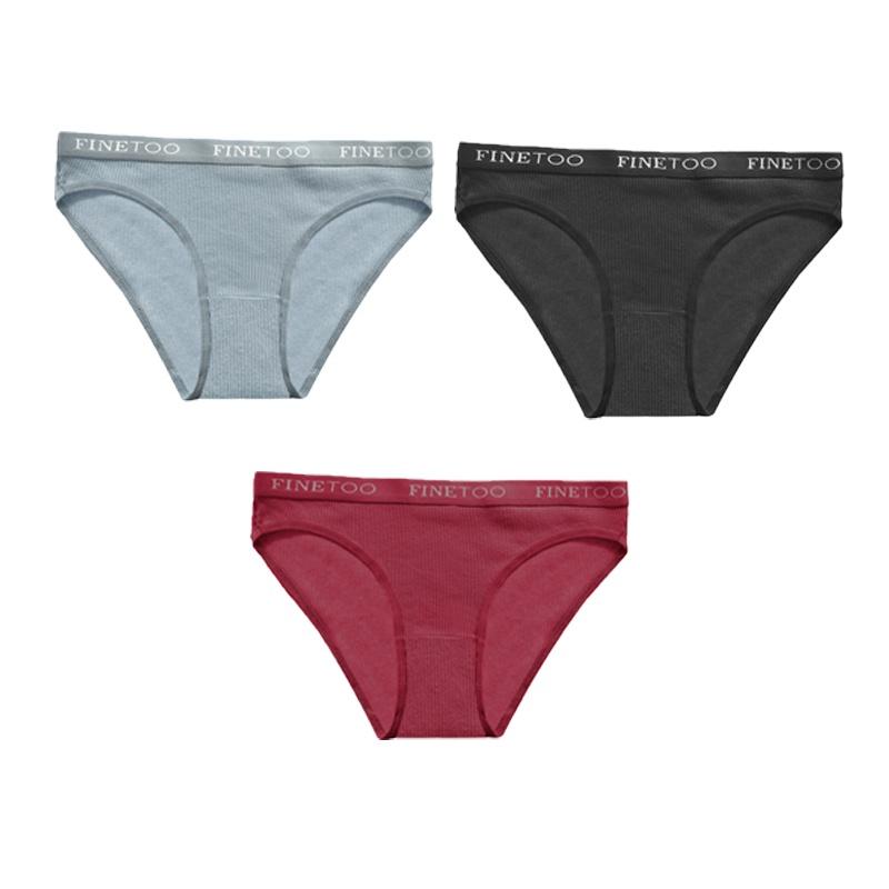 

FINETOO новое хлопковое нижнее белье, женские трусики, сексуальные трусы, однотонные трусики, нижнее белье, женское нижнее белье M-2XL XXL