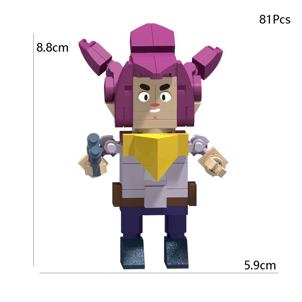 Building Block Set - DIY Assembly Collectible Mini Figures With Interchangeable Parts |Game Character Model Kits For Fans & Adults