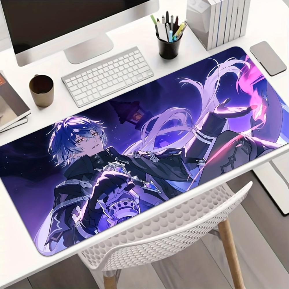Anime Game Furina Columbina Citlali Columbina Girls Mouse Pad Xxl Laptop Accessories Keyboard Deskmat Mousepad Genshin Impact