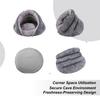 Cat Bed Cave Cozy Cat Nest For Indoor Cozy Warming House Non-Slip Tunnel For Outdoor Outside Winter Travel Home Christmas Indoor