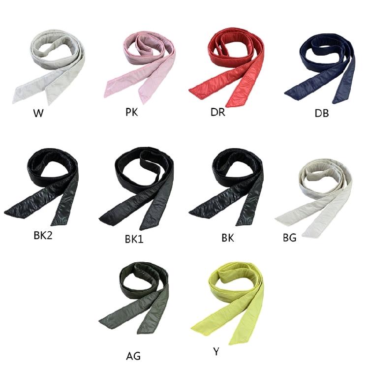 Solid Color Thin Belt Casual Solid Down Jacket Coat Decorative Waist Belt Bands
