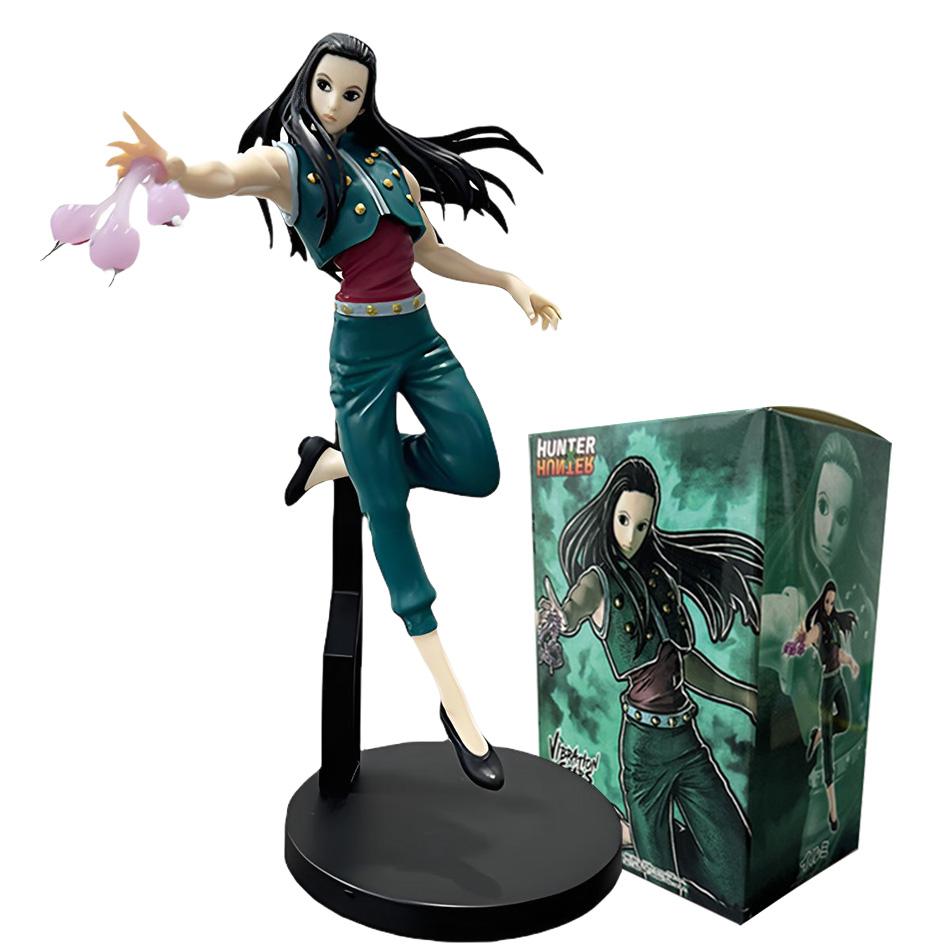 Figura de Anime Hunter×Hunter de 14 cm, Troupe Fantasma Hisoka, Figura de Acción, Tapón para Fideos, Decoración de Habitación, Tapón para Fideos, Modelo de PVC, Juguetes