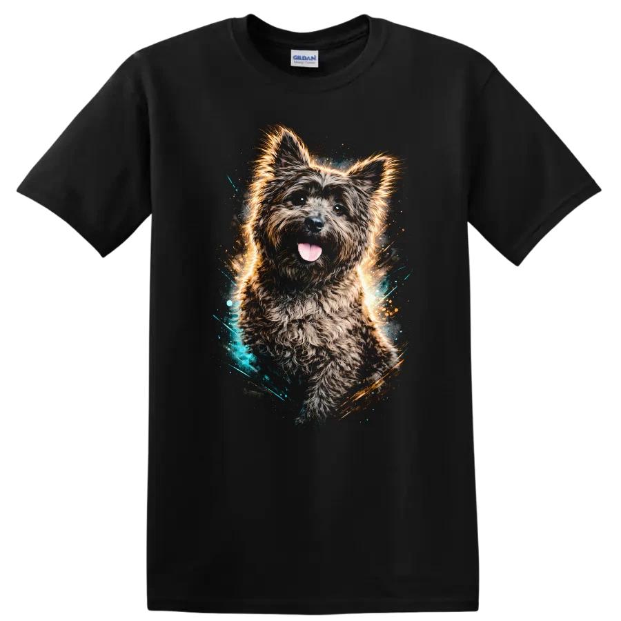 Dog Lover T Shirt Cute Dog Breed Graphic Design Colorful Art Tee