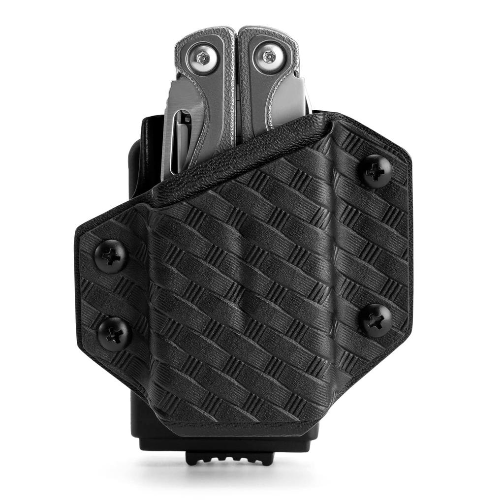 TACTICAL GEEK TX1 Sheath for LEATHERMAN EDC Sheath Adjustable Sheath with Back Clip for Not Black Multi-Tool Wave, Multi-Tool Holster, Belt,