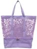 Tote Bag Tulle Flocked Tote Kuromi [i Planning]