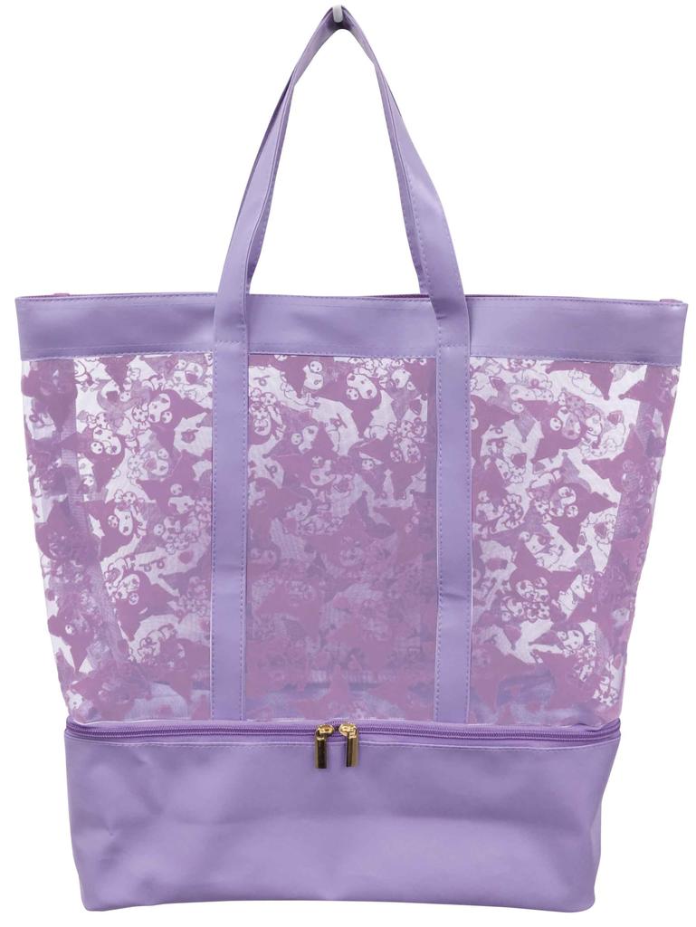 Tote Bag Tulle Flocked Tote Kuromi [i Planning]